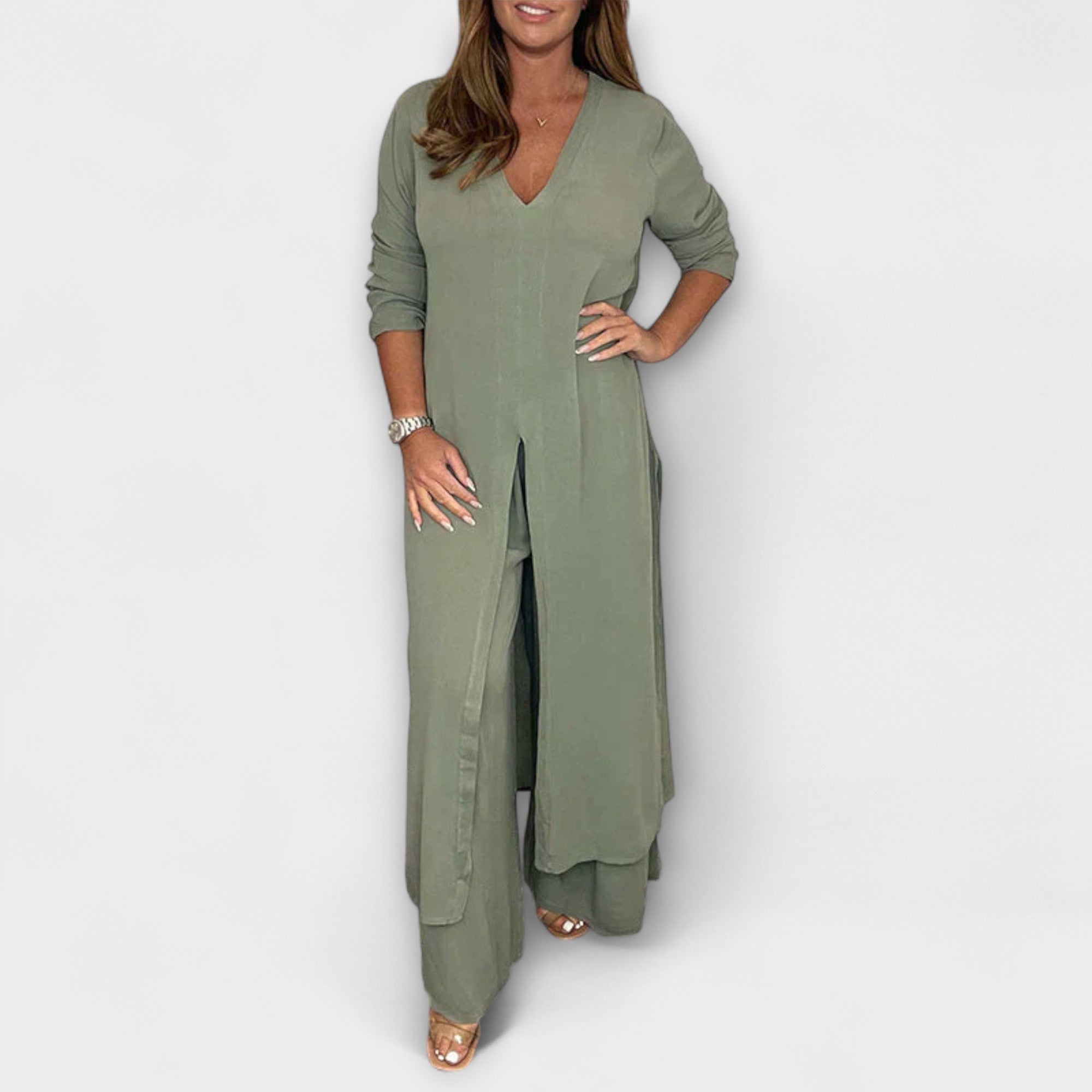 2-teiliges stylisches Damen-Co-Ord-Set